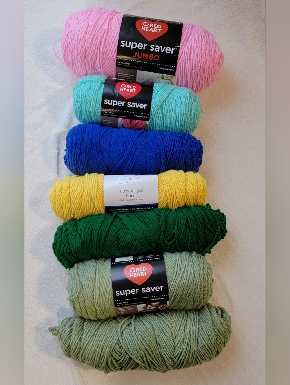 Lot Of Large Skeins - Acrylic Yarn